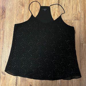 RW&Co. Speckled Cami Blouse (Large)
